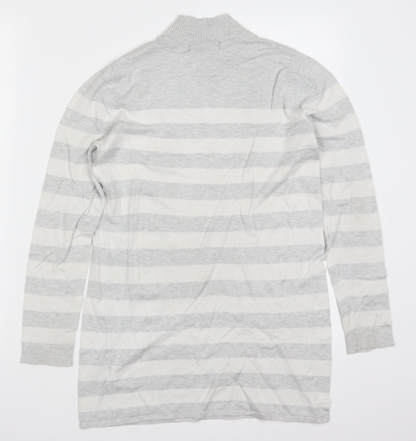 Atmosphere Womens Grey Striped  Pullover Jumper Size 10
