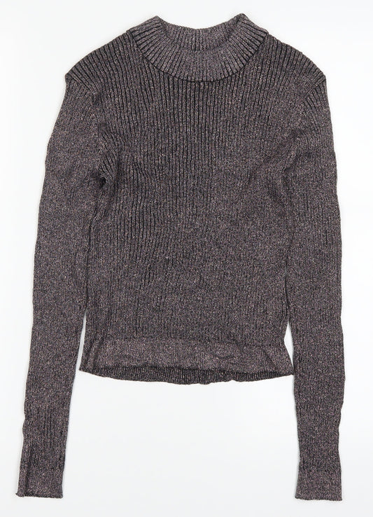 H&M Womens Purple   Pullover Jumper Size M