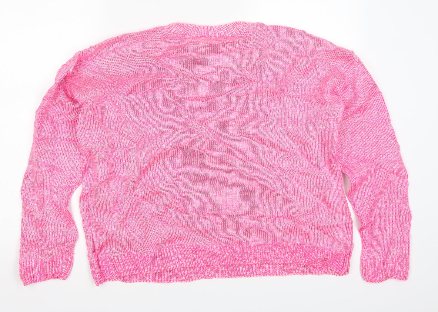 New Look Womens Pink   Pullover Jumper Size L