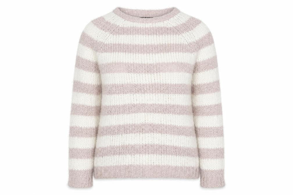 Debenhams Womens Pink Striped  Pullover Jumper Size 14
