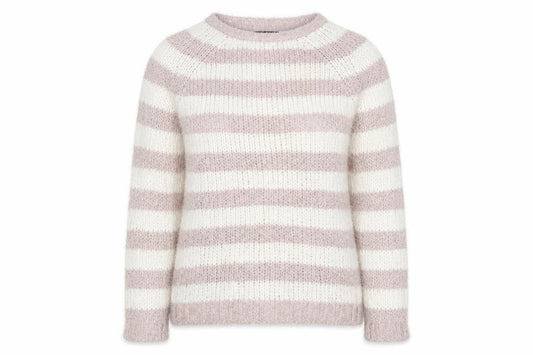 Debenhams Womens Pink Striped  Pullover Jumper Size 14