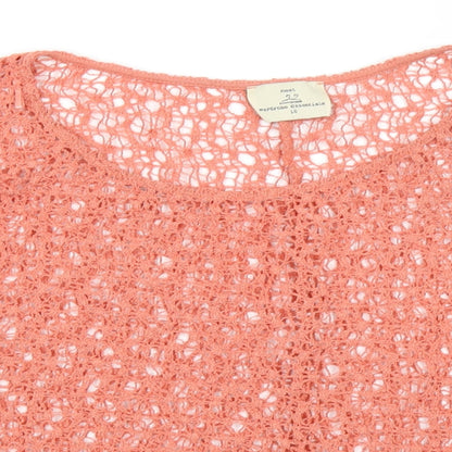 Next Womens Orange   Pullover Jumper Size 16