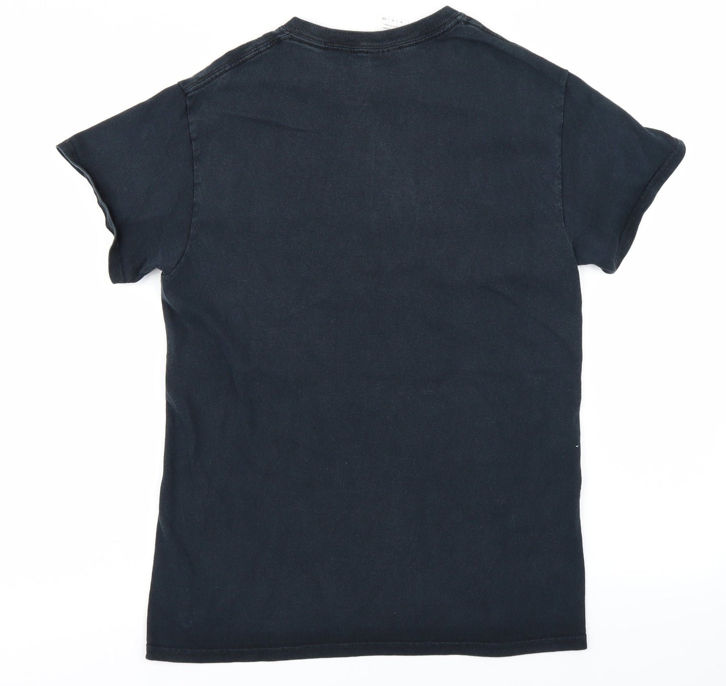 Gildan Mens Black    T-Shirt Size S