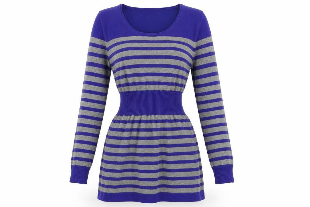 Mango Womens Multicoloured Striped  Pullover Jumper Size S