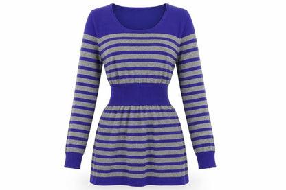 Mango Womens Multicoloured Striped  Pullover Jumper Size S