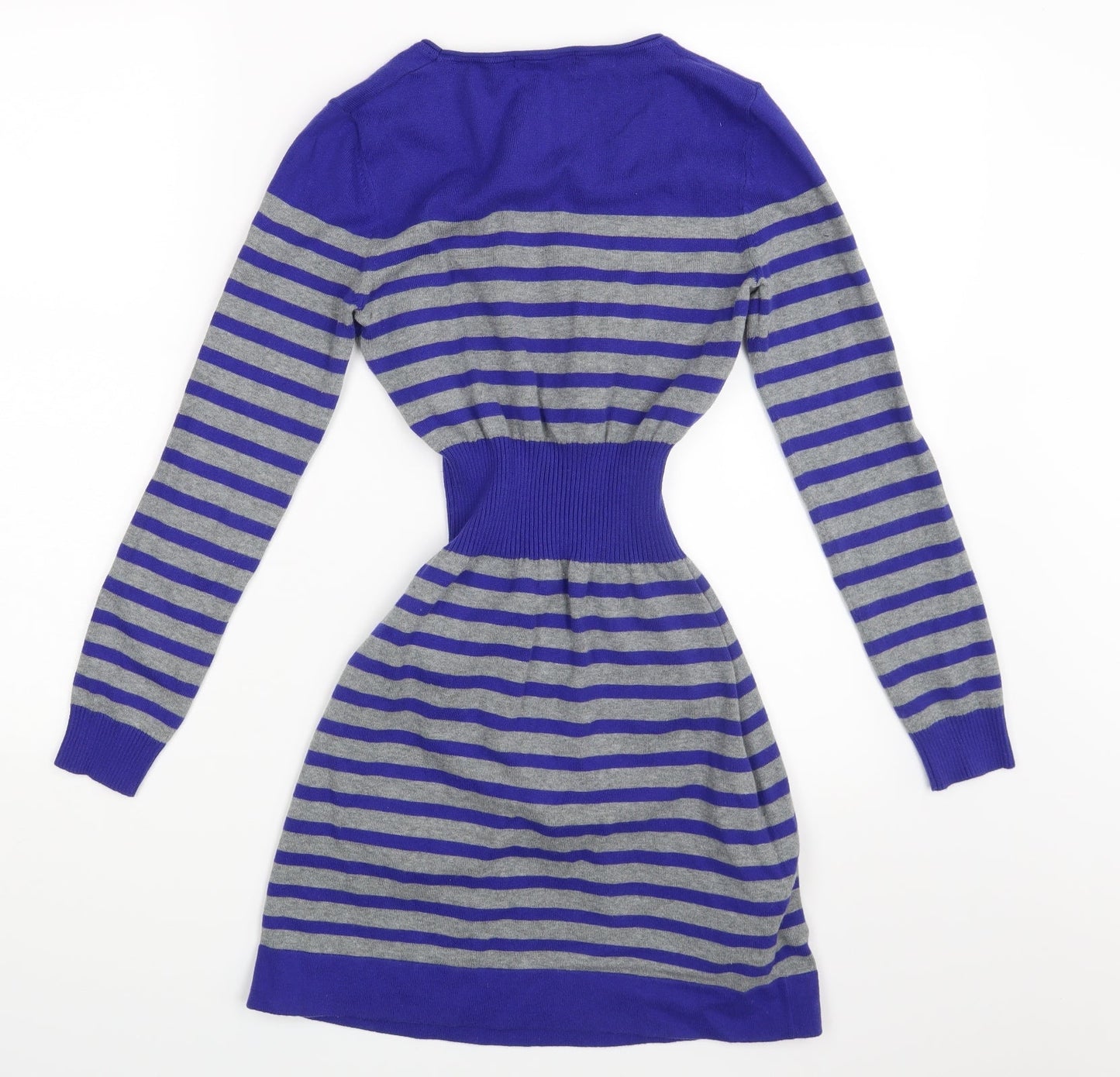 Mango Womens Multicoloured Striped  Pullover Jumper Size S
