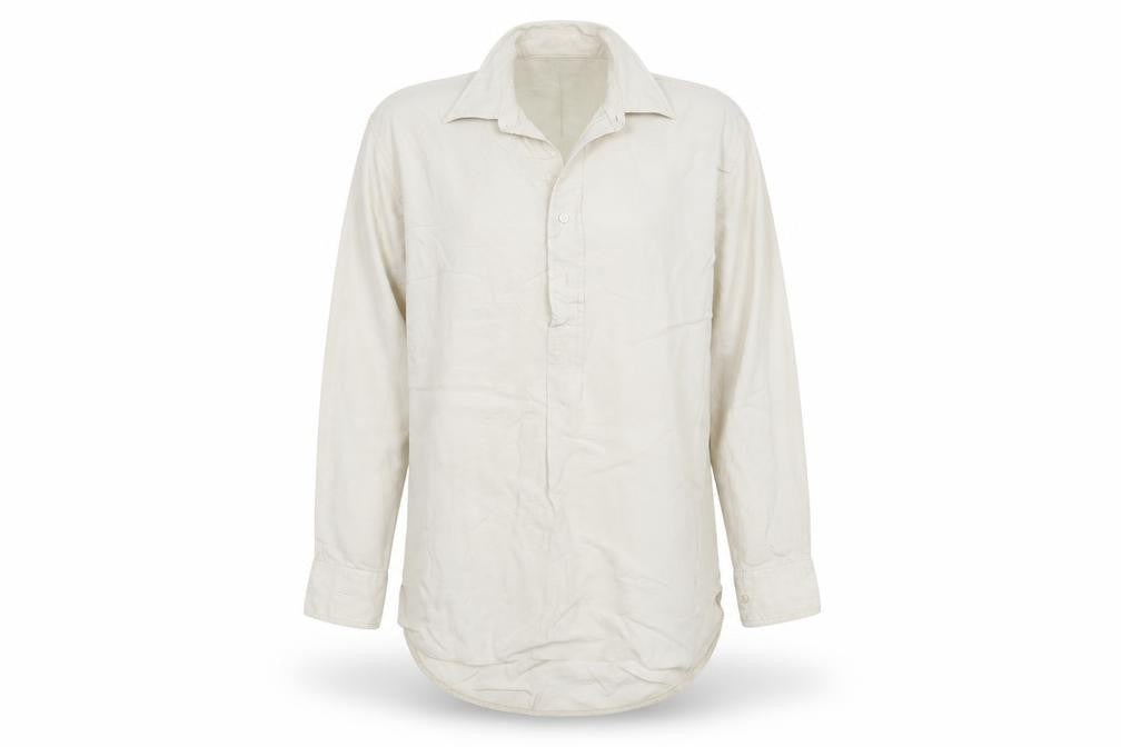 Tabaro Womens Ivory   Basic Button-Up One Size