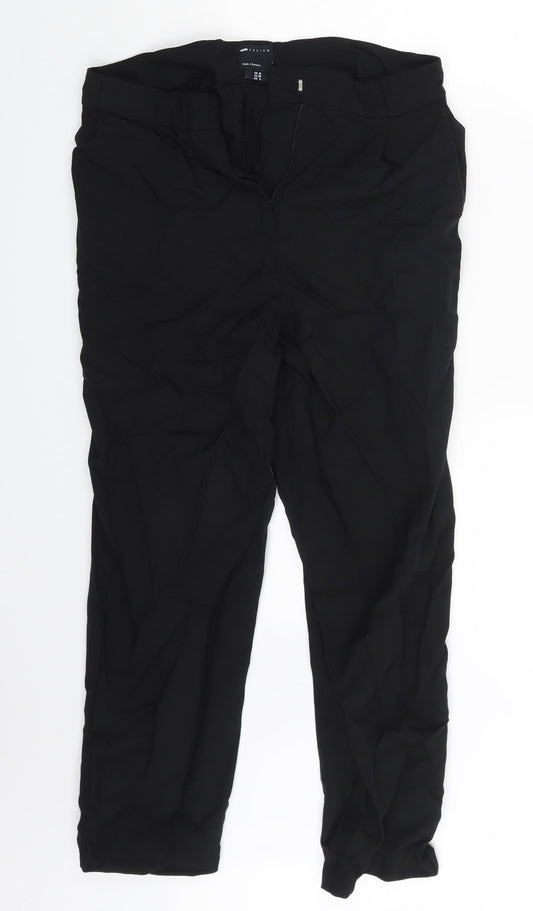 ASOS Womens Black   Trousers  Size 10 L24 in