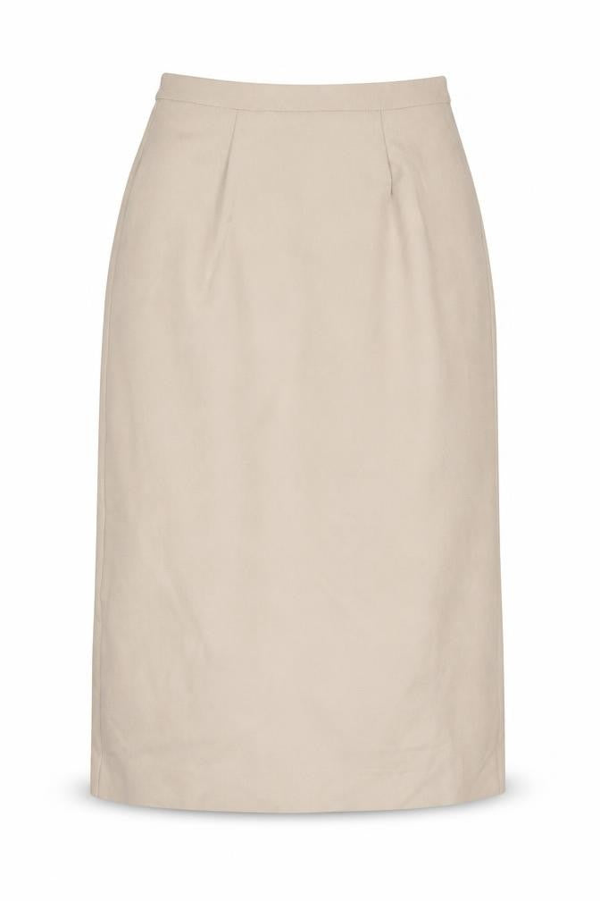 Preworn Womens Beige   A-Line Skirt One Size