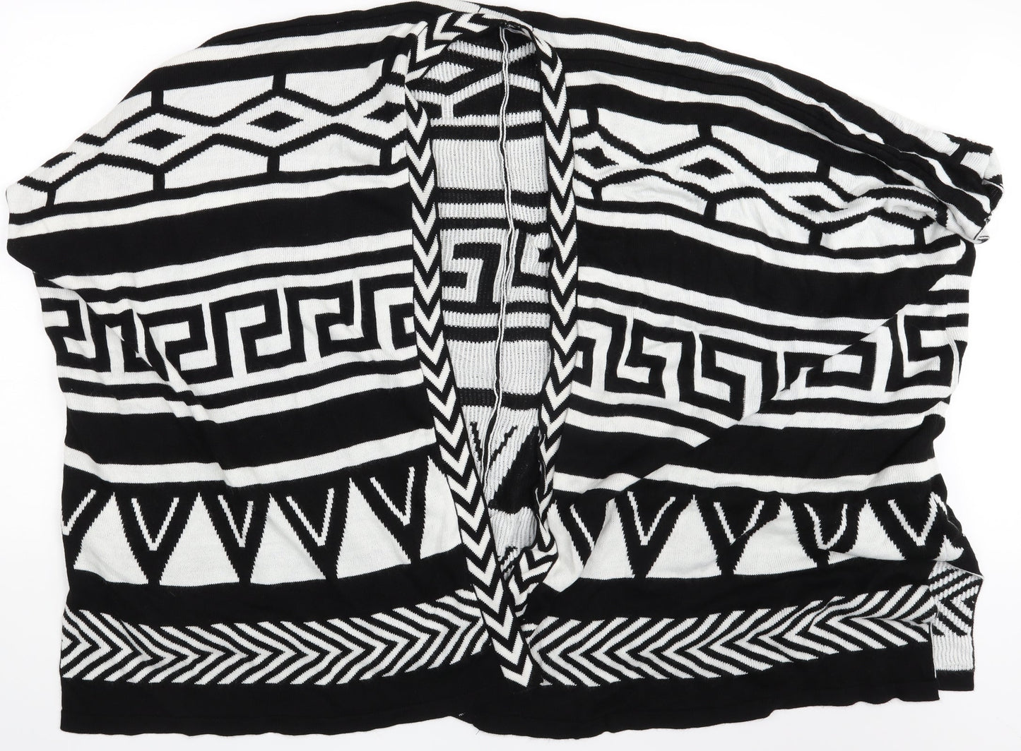 Atmosphere Womens Multicoloured Argyle/Diamond  Wrap Jumper Size 6