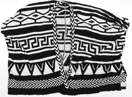 Atmosphere Womens Multicoloured Argyle/Diamond  Wrap Jumper Size 6