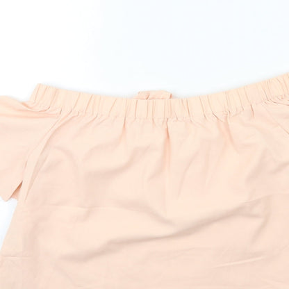 Preworn Womens Pink   Basic Blouse Size XS