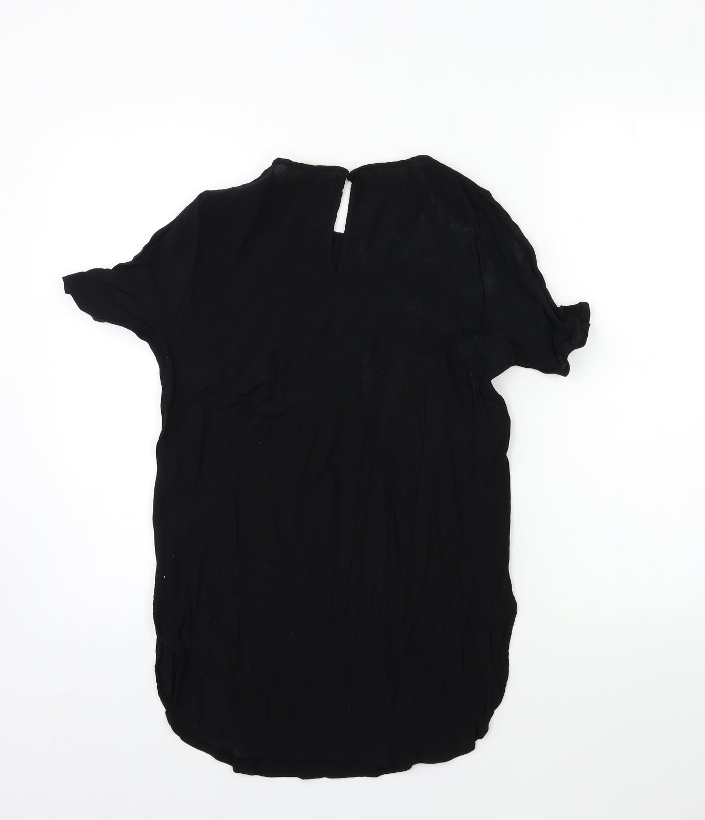 H&M Womens Black   Basic T-Shirt Size 8