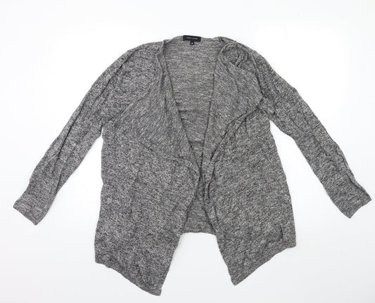 New Look Womens Grey  Knit Cardigan Jumper Size 10
