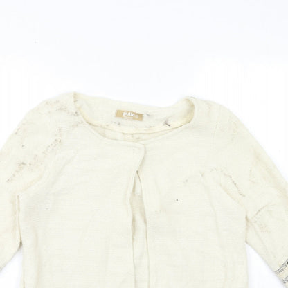 GIULIA Womens Beige   Jacket  Size S