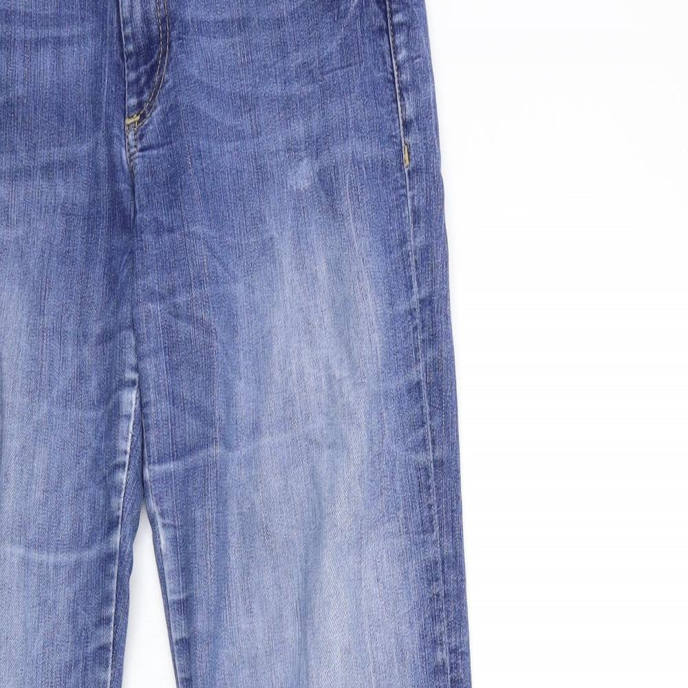 Preworn Womens Blue  Denim Straight Jeans Size 30 in L32 in