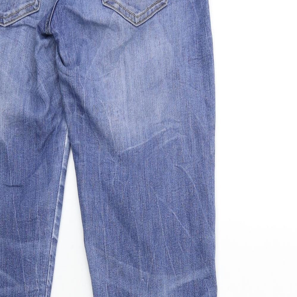 Preworn Womens Blue  Denim Straight Jeans Size 30 in L32 in