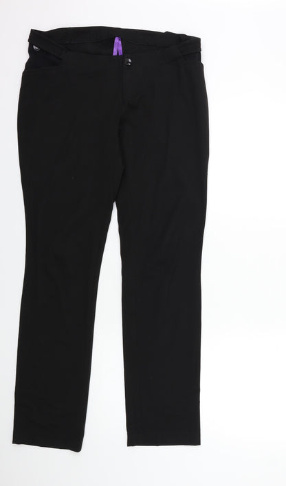 Preworn Womens Black   Trousers  Size 34 in L32 in