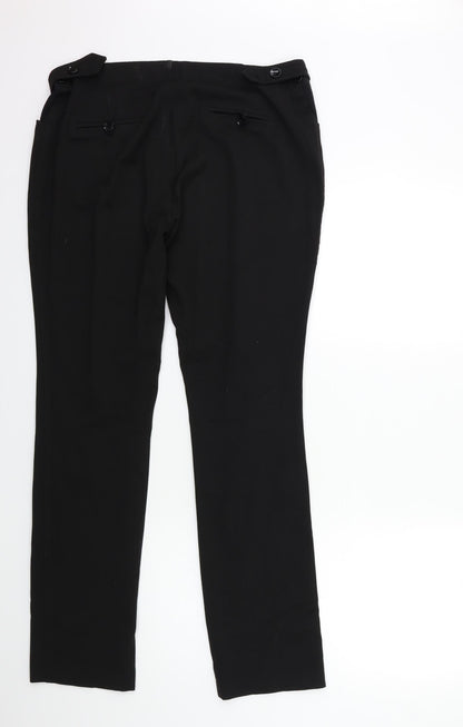 Preworn Womens Black   Trousers  Size 34 in L32 in