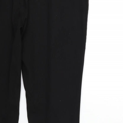 Preworn Womens Black   Trousers  Size 34 in L32 in