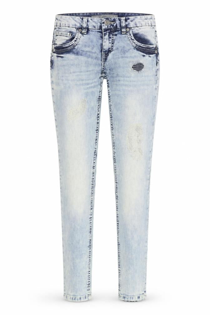 Multiblu Womens Blue  Denim Skinny Jeans Size 36 in L34 in