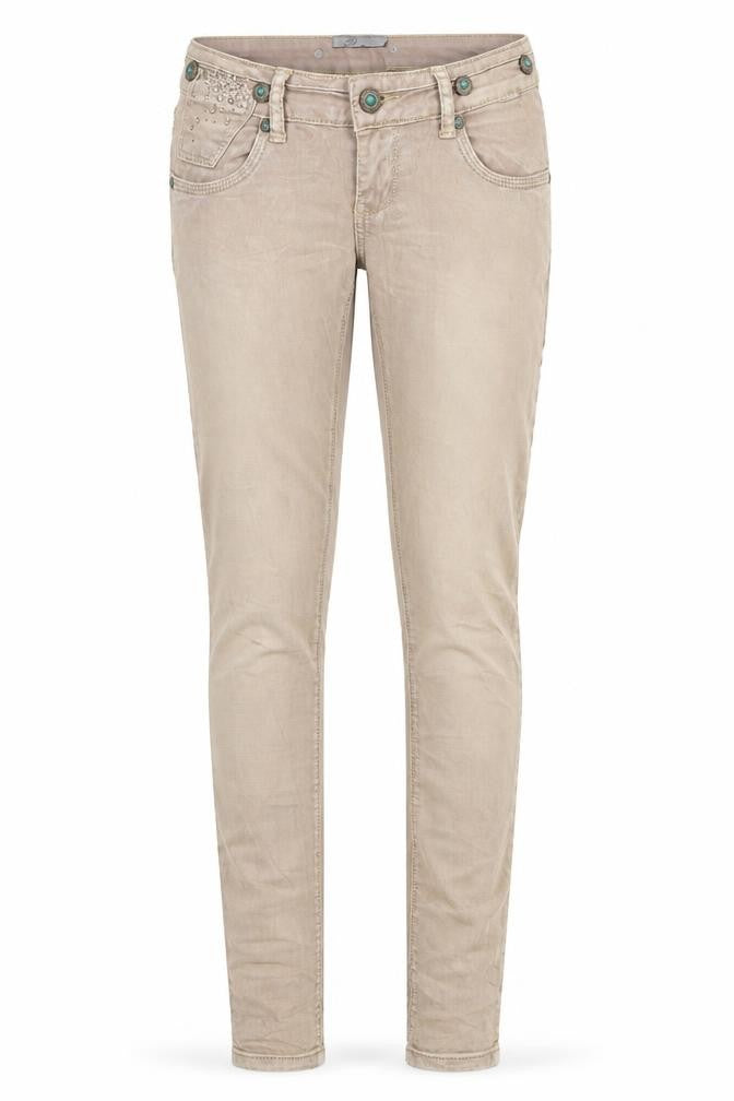 Womens Beige  Denim Skinny Jeans Size M L32 in