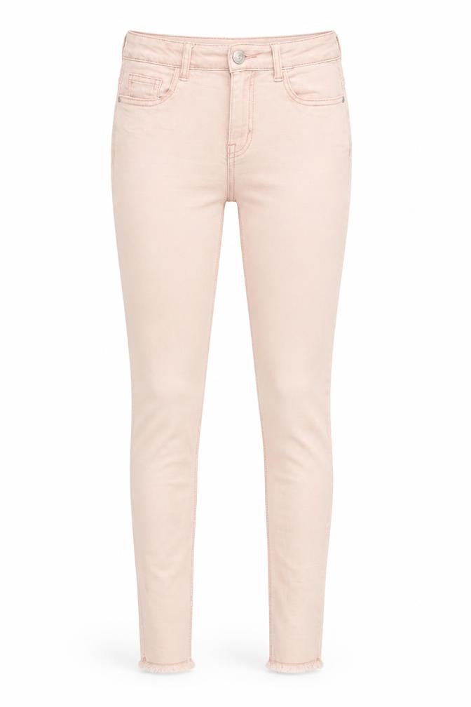 George Womens Pink  Denim Skinny Jeans Size 8 L26 in