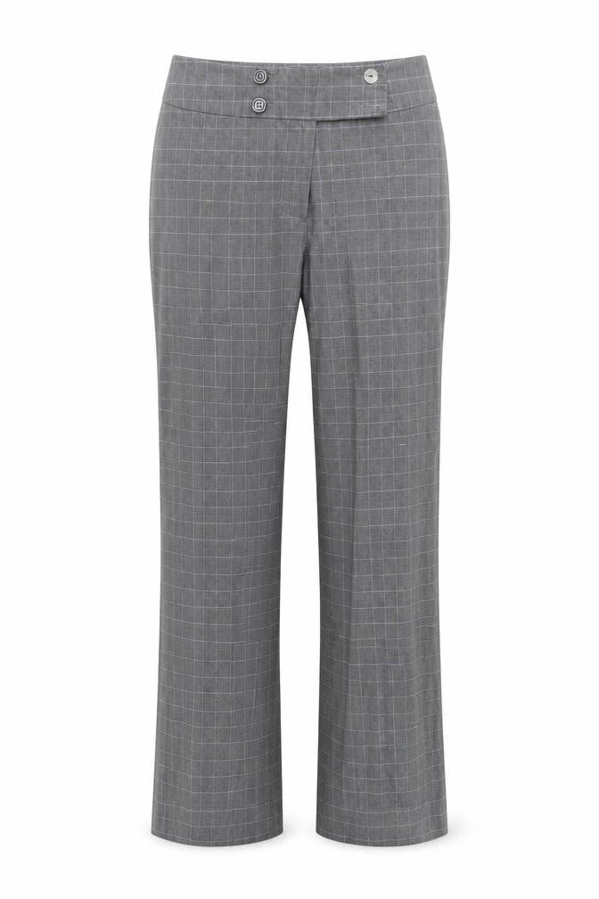 cc Womens Grey Check  Trousers  Size 10 L30 in