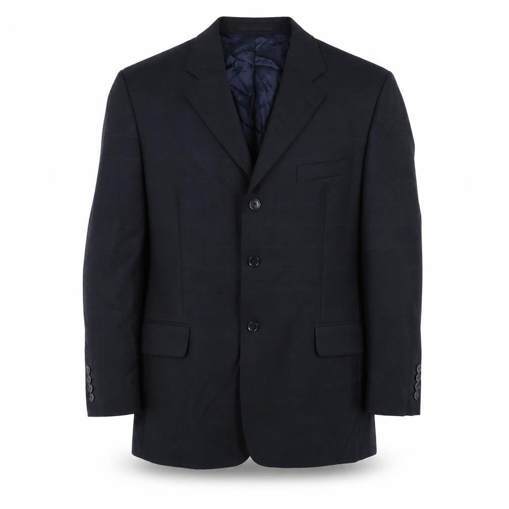 brook tavern Mens Blue Check  Jacket Blazer Size 42