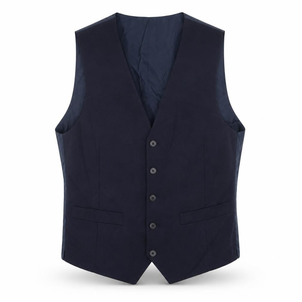 Marks & Spencer Mens Blue   Jacket Suit Waistcoat Size L
