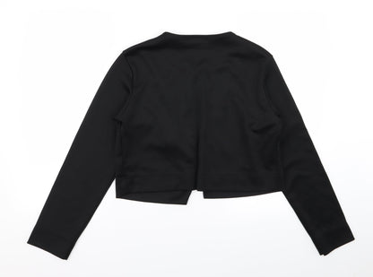 Boohoo Womens Black   Jacket Blazer Size 14