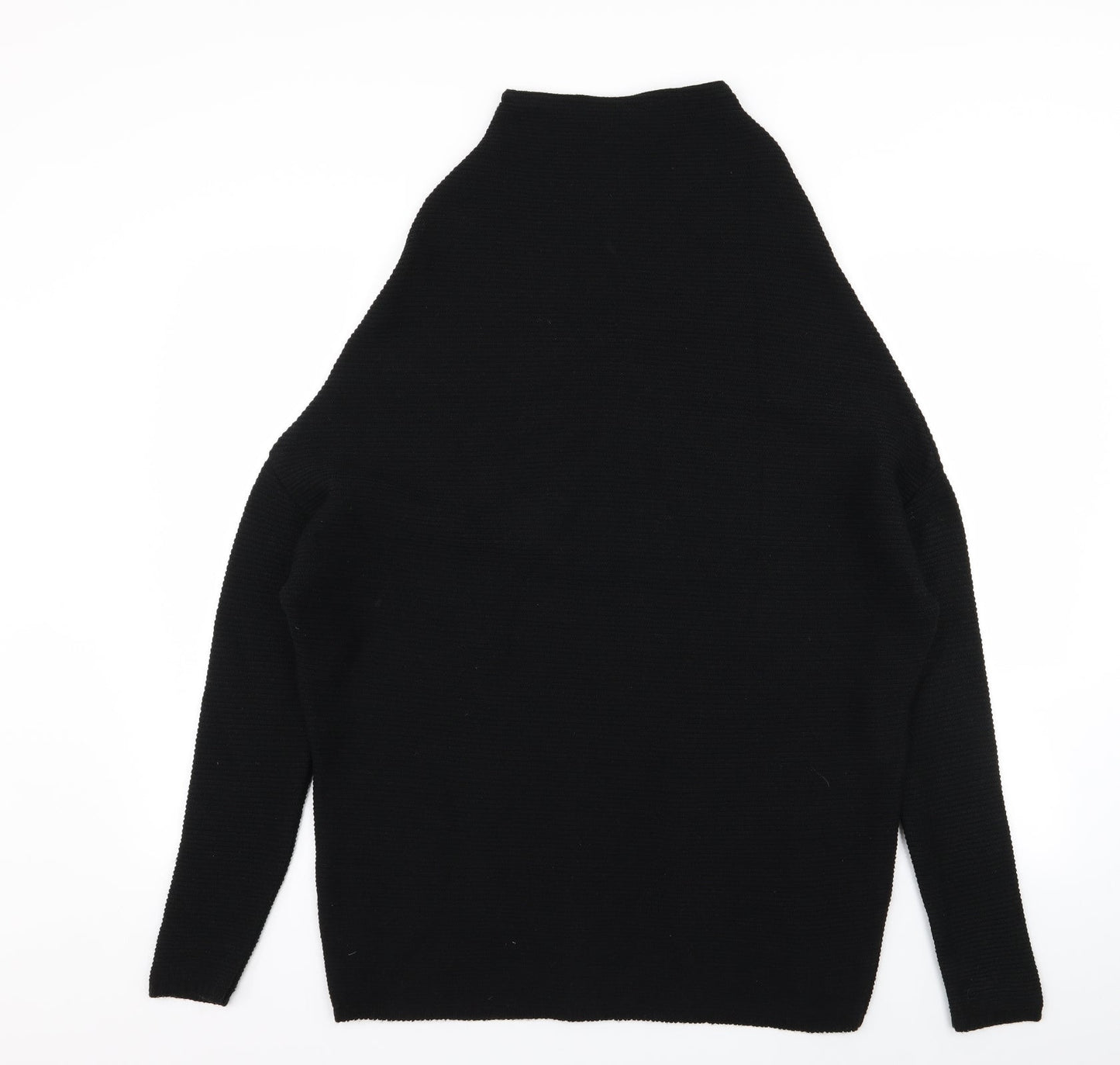 In the Style Womens Black  Rayon Pullover Jumper Size M