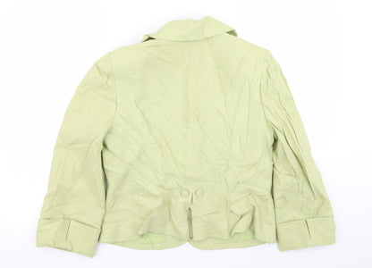 F&F Womens Green   Jacket Blazer Size 14