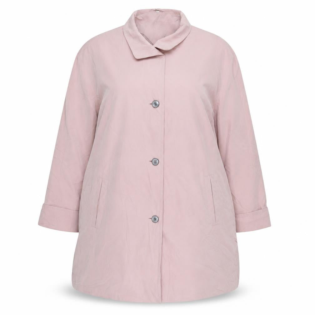 Preworn Womens Pink   Overcoat Coat Size 3XL