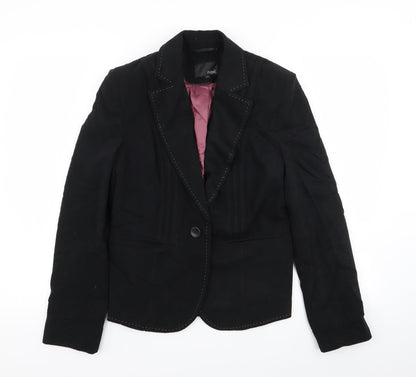 Next Womens Black   Jacket Blazer Size 12