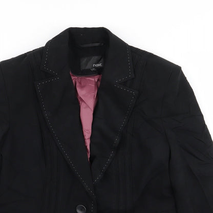 Next Womens Black   Jacket Blazer Size 12