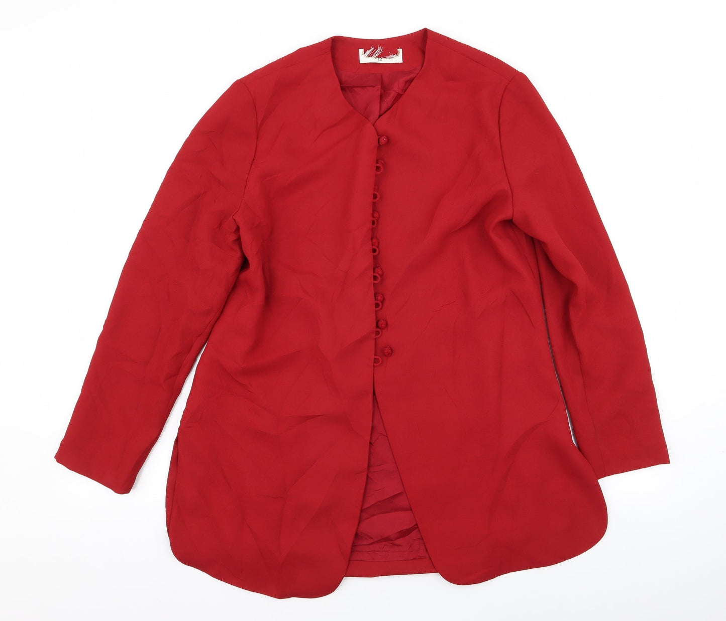 Preworn Womens Red   Jacket Blazer Size 12