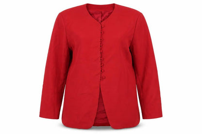 Preworn Womens Red   Jacket Blazer Size 12
