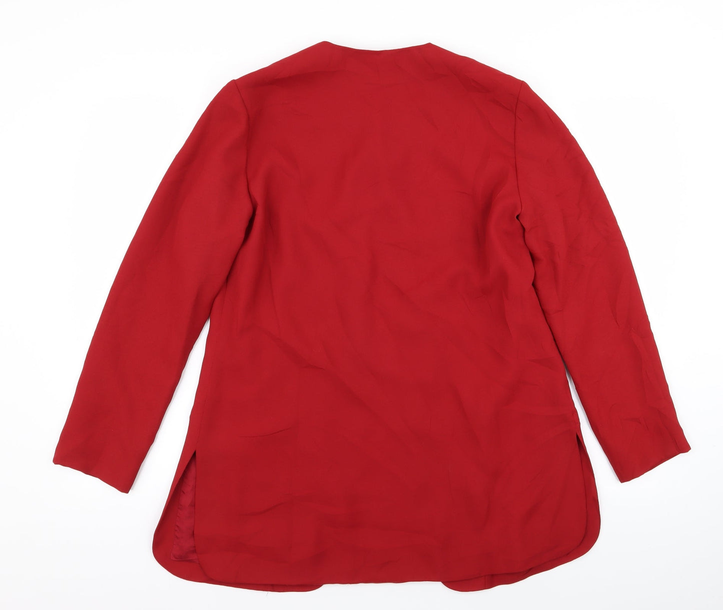 Preworn Womens Red   Jacket Blazer Size 12