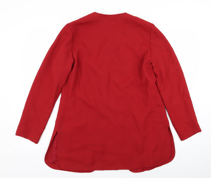 Preworn Womens Red   Jacket Blazer Size 12