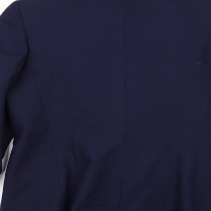 St Michael Womens Blue Jacket Blazer Size 18