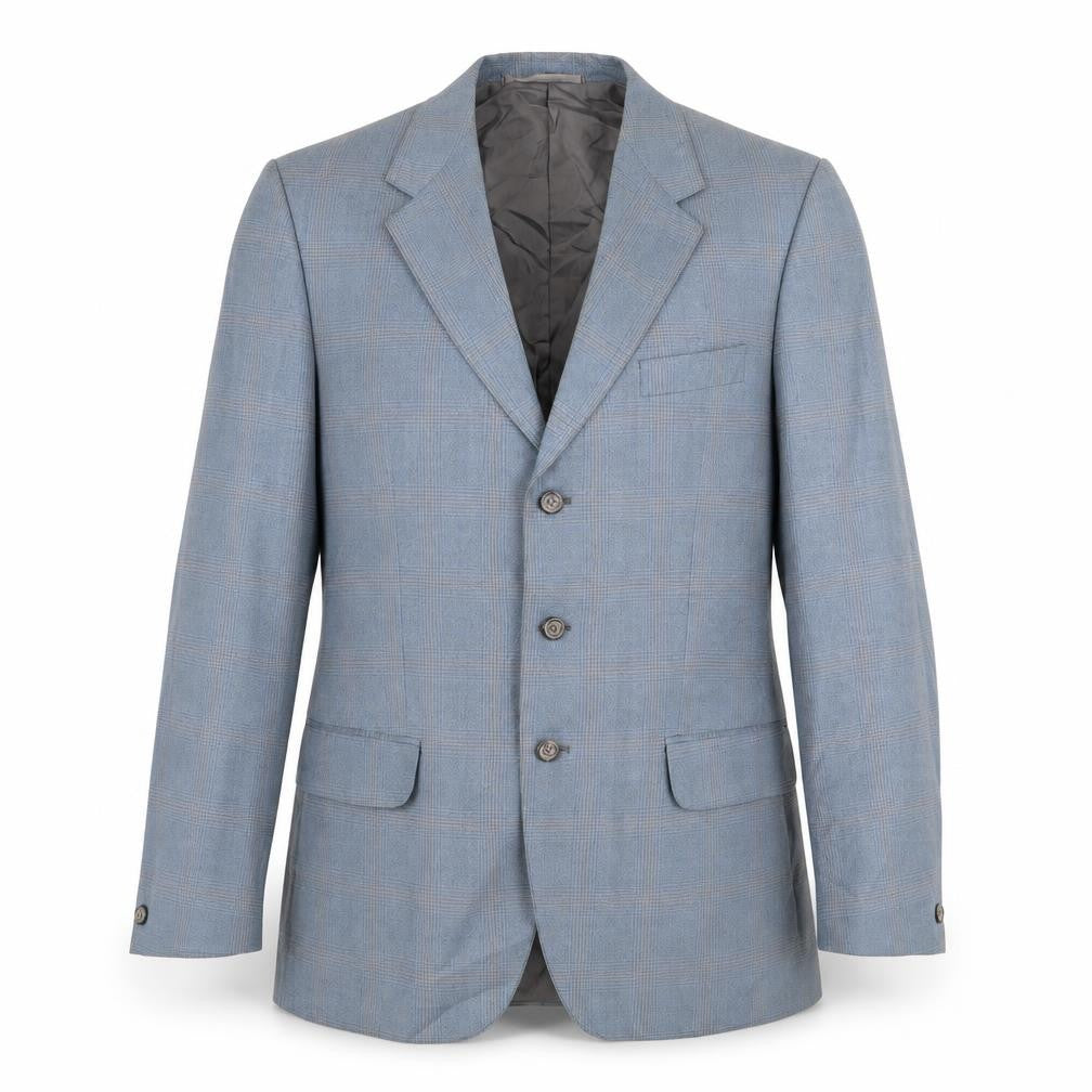 Skopes Mens Blue Check  Jacket Blazer Size 36