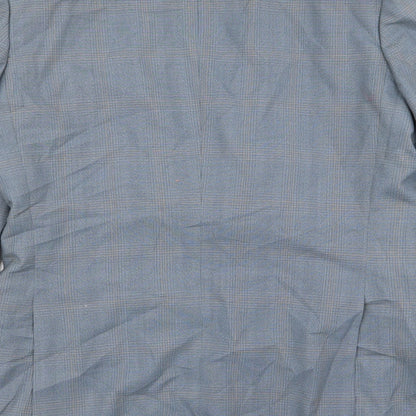 Skopes Mens Blue Check  Jacket Blazer Size 36