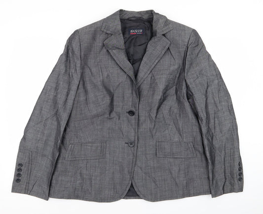 Basler Mens Grey   Jacket Blazer Size 44
