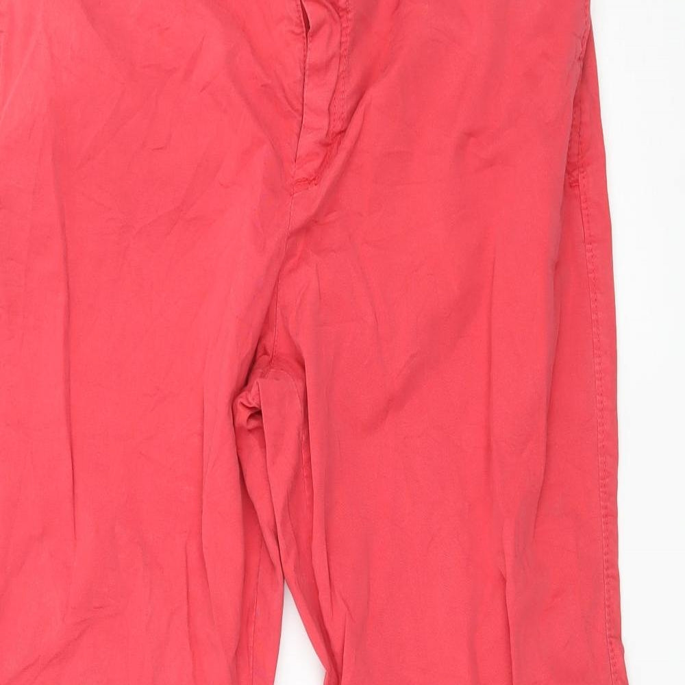 Preworn Womens Pink   Cropped Trousers Size 32 in L26 in