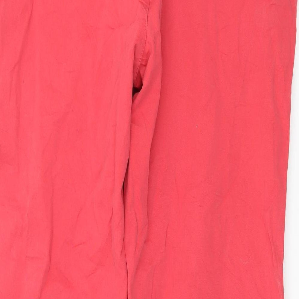 Preworn Womens Pink   Cropped Trousers Size 32 in L26 in