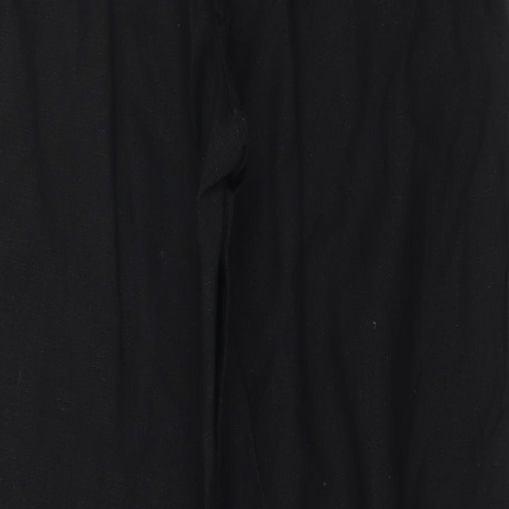 CC Womens Black   Trousers  Size 10 L29 in