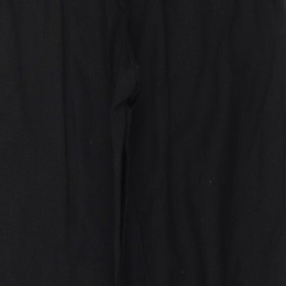Country Casuals Womens Black Trousers Size 10 L29 in