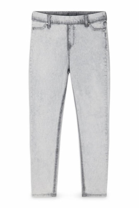 Preworn Womens Grey  Denim Jegging Jeans Size 30 in L27 in