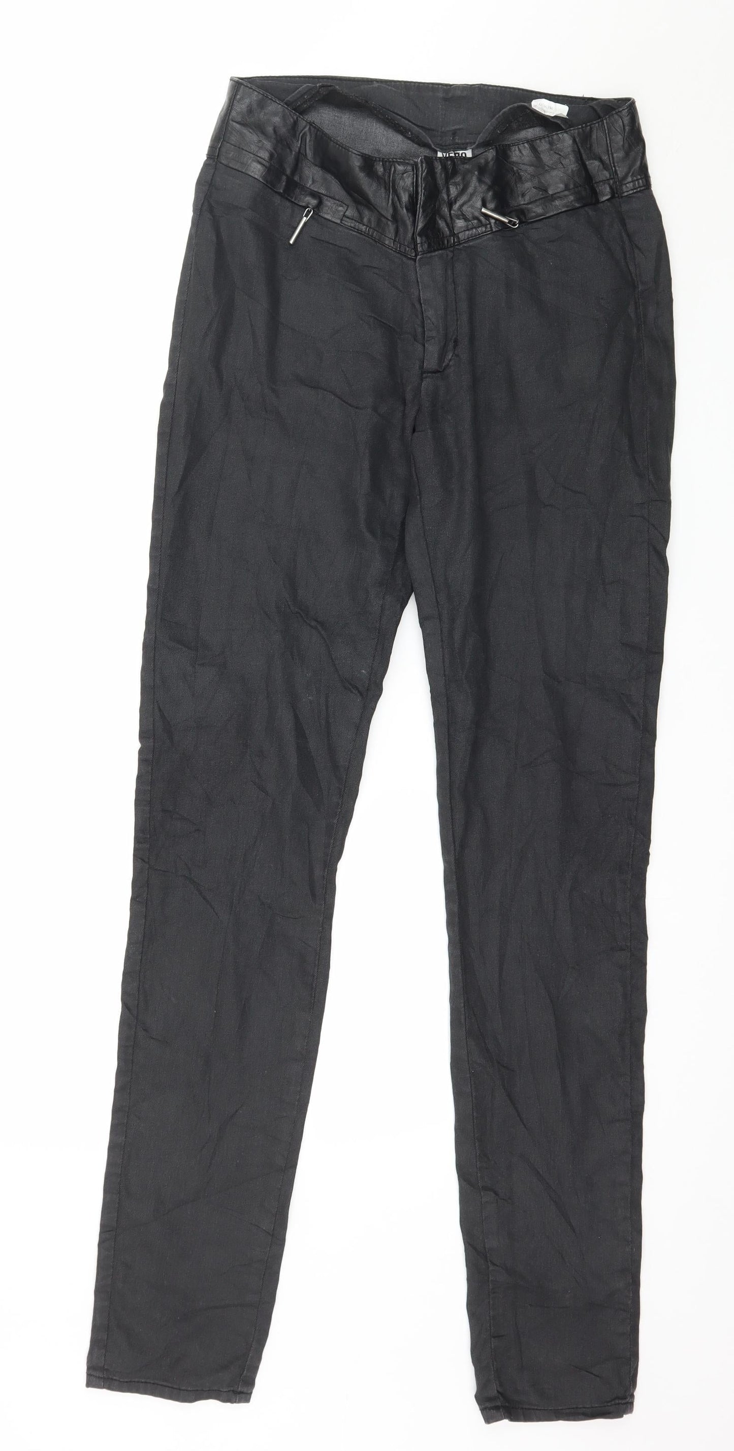 VERO MODA Womens Black  Denim Skinny Jeans Size 8 L32 in